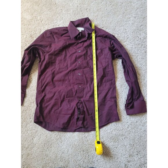 Pronto Uomo‎ Men's Size 15 22/23 Long Sleeve Shirt Formal French Cuffed Cotton - Picture 4 of 5